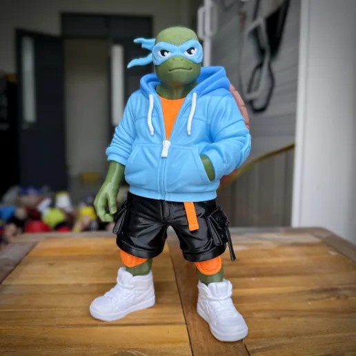 图片[4]-DecorMasterNO:101 忍者神龟 一套共4个都市风-3D合纵社-3D打印模型STL格式3mf格式免费下载！