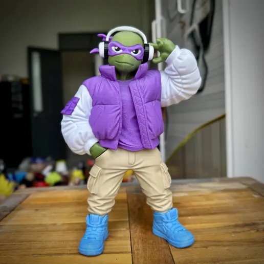 图片[5]-DecorMasterNO:101 忍者神龟 一套共4个都市风-3D合纵社-3D打印模型STL格式3mf格式免费下载！