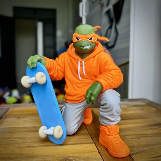 图片[6]-DecorMasterNO:101 忍者神龟 一套共4个都市风-3D合纵社-3D打印模型STL格式3mf格式免费下载！