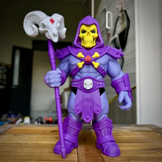 DecorMasterNO:100 骷髅王-3D合纵社-3D打印模型STL格式3mf格式免费下载！