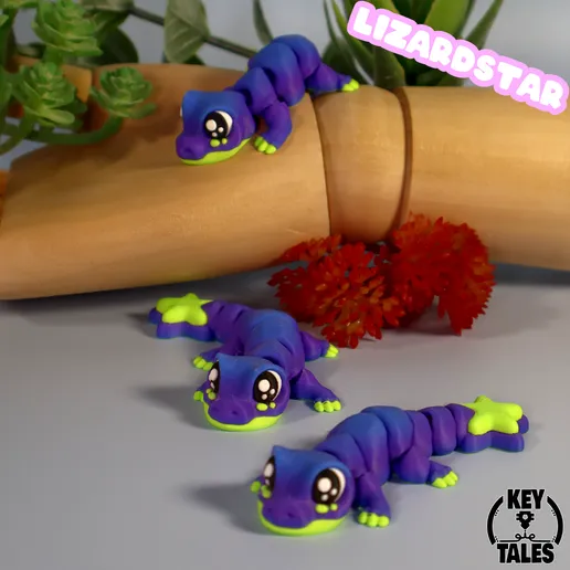 蜥蜴星-3D合纵社-3D打印模型STL格式3mf格式免费下载！