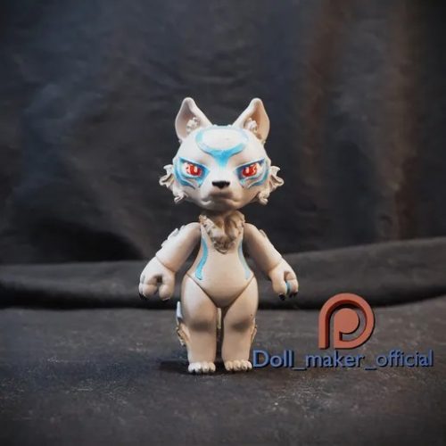 磁吸粘土人：大神-3D合纵社-3D打印模型STL格式3mf格式免费下载！