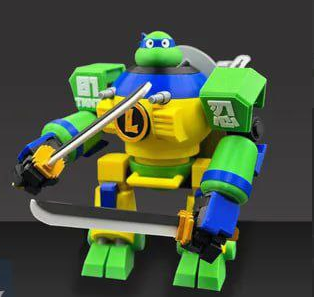 图片[3]-忍者神龟 破坏者装甲 莱昂纳多-3D合纵社-3D打印模型STL格式3mf格式免费下载！