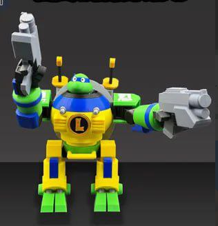 图片[2]-忍者神龟 破坏者装甲 莱昂纳多-3D合纵社-3D打印模型STL格式3mf格式免费下载！