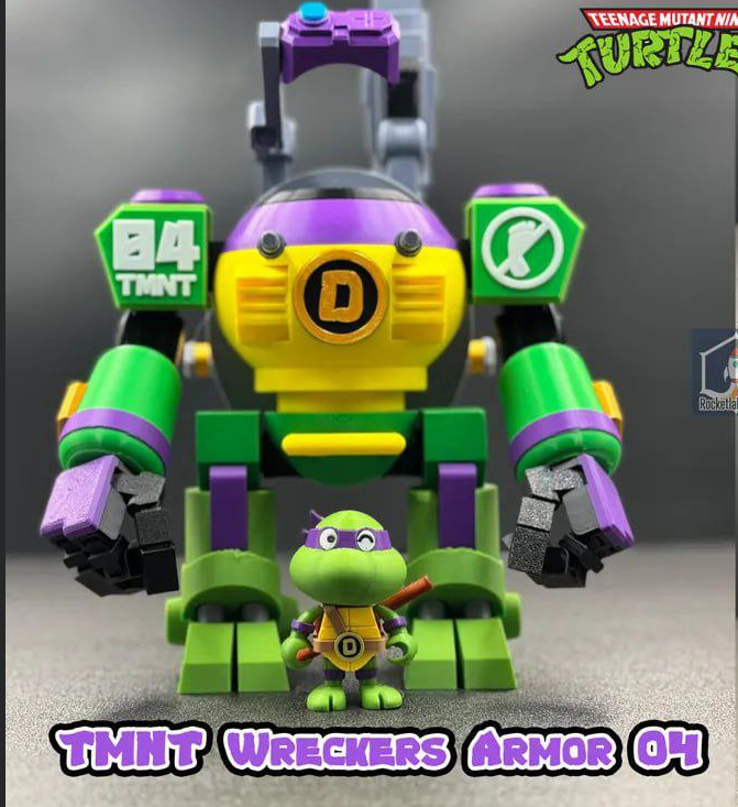 图片[3]-忍者神龟 破坏者装甲 多纳泰罗-3D合纵社-3D打印模型STL格式3mf格式免费下载！