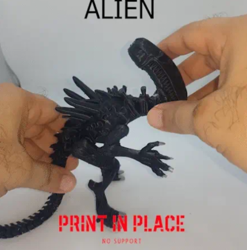 mario3d 外星人骨架-3D合纵社-3D打印模型STL格式3mf格式免费下载！