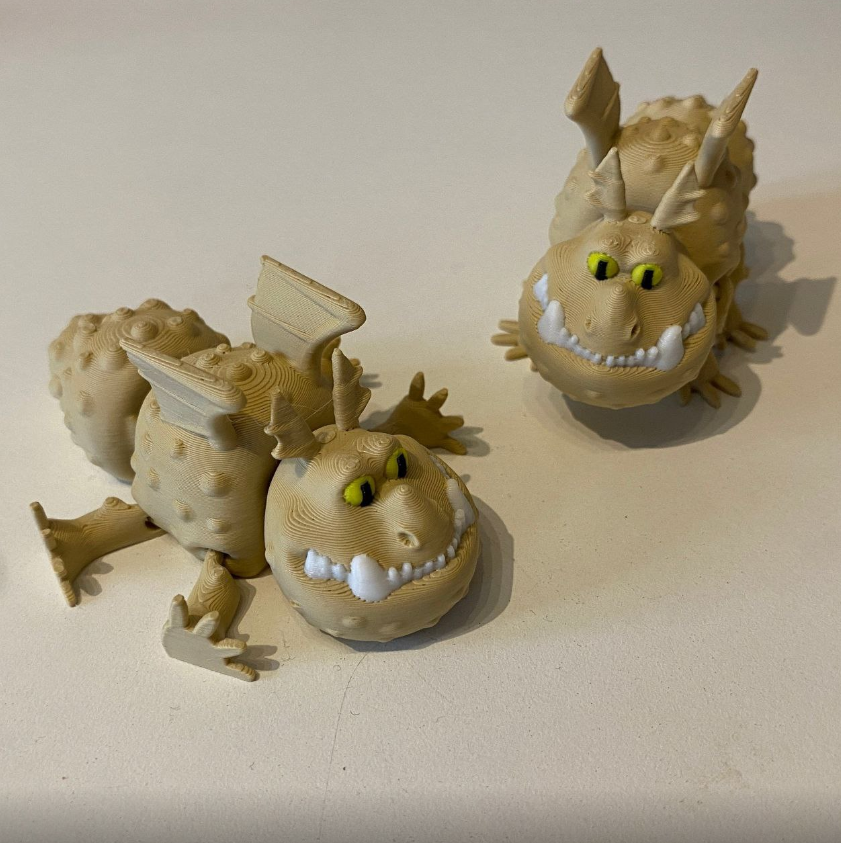 图片[2]-驯龙高手 肉球龙-3D合纵社-3D打印模型STL格式3mf格式免费下载！