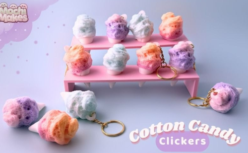 MochiMakes NO:003 名称: 烤棉花糖解压按压器-3D合纵社-3D打印模型STL格式3mf格式免费下载！