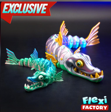 图片[2]-Flexi 梭鱼-3D合纵社-3D打印模型STL格式3mf格式免费下载！