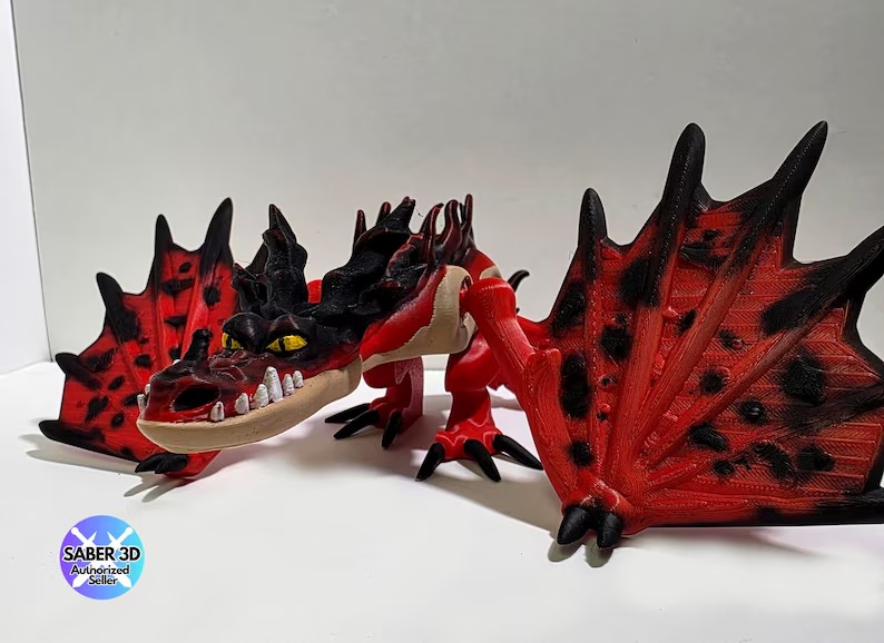 图片[3]-驯龙高手 钩牙龙-3D合纵社-3D打印模型STL格式3mf格式免费下载！