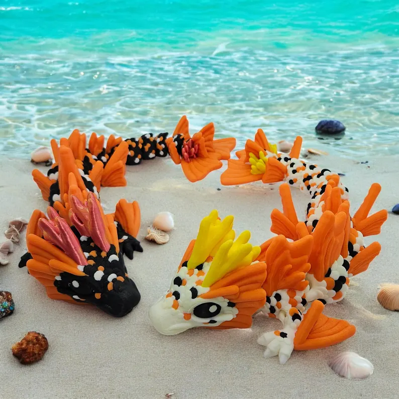 图片[4]-Cinderwing3D 小锦鲤龙-3D合纵社-3D打印模型STL格式3mf格式免费下载！