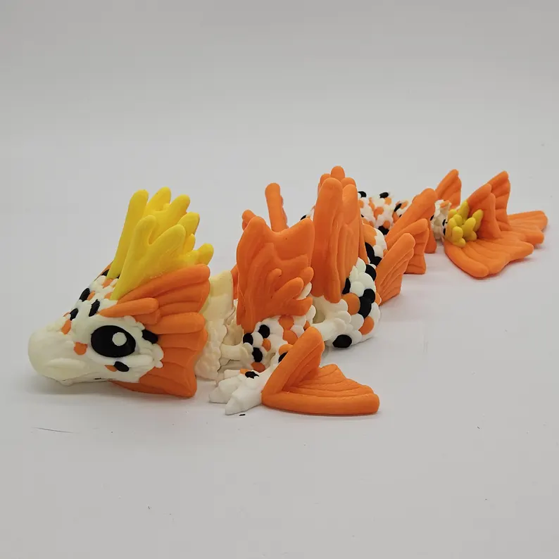 图片[3]-Cinderwing3D 小锦鲤龙-3D合纵社-3D打印模型STL格式3mf格式免费下载！