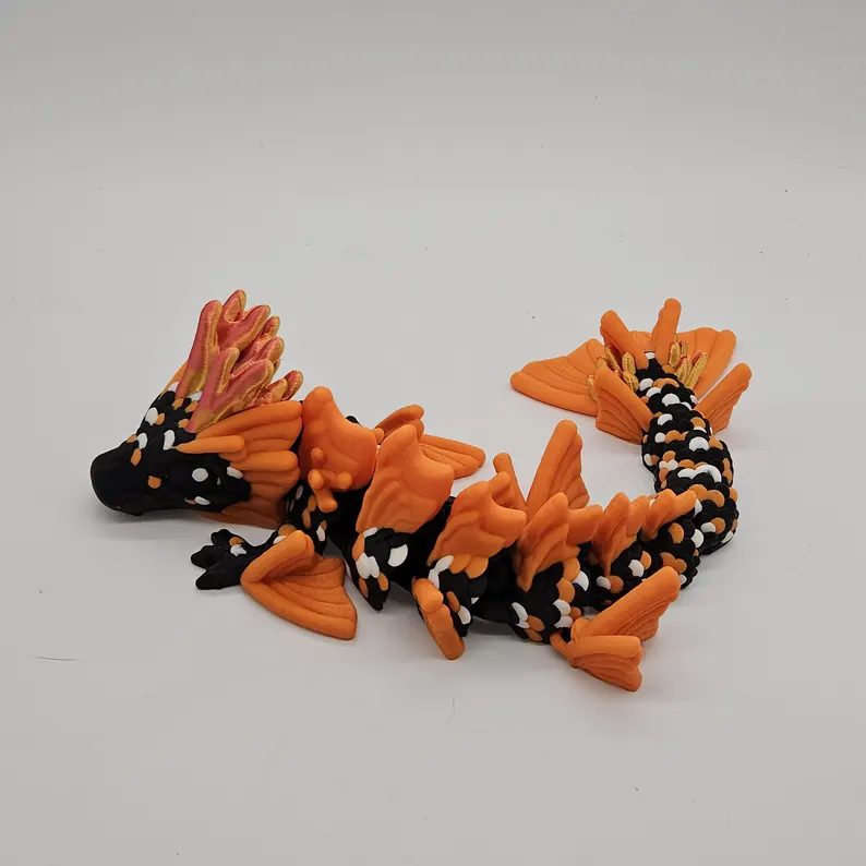 图片[2]-Cinderwing3D 小锦鲤龙-3D合纵社-3D打印模型STL格式3mf格式免费下载！