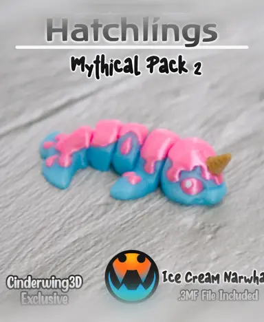 图片[2]-Cinderwing3D 微缩打印 6款孵化幼兽-3D合纵社-3D打印模型STL格式3mf格式免费下载！