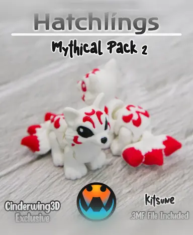 图片[3]-Cinderwing3D 微缩打印 6款孵化幼兽-3D合纵社-3D打印模型STL格式3mf格式免费下载！