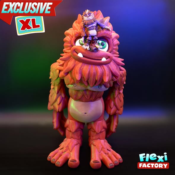 图片[2]-Flexi  大脚怪-3D合纵社-3D打印模型STL格式3mf格式免费下载！