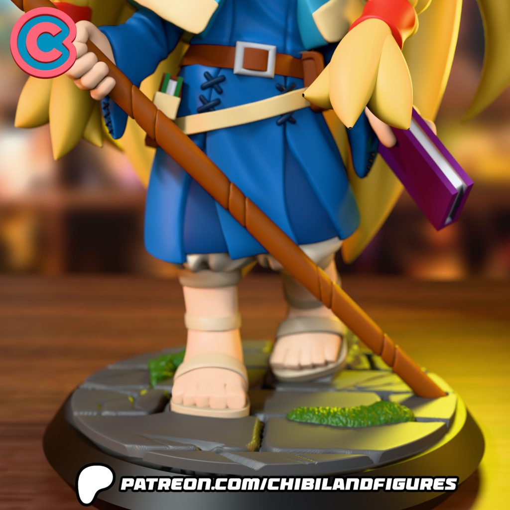 图片[5]-玛露希尔 《迷宫饭》动画Q版手办-3D合纵社-3D打印模型STL格式3mf格式免费下载！