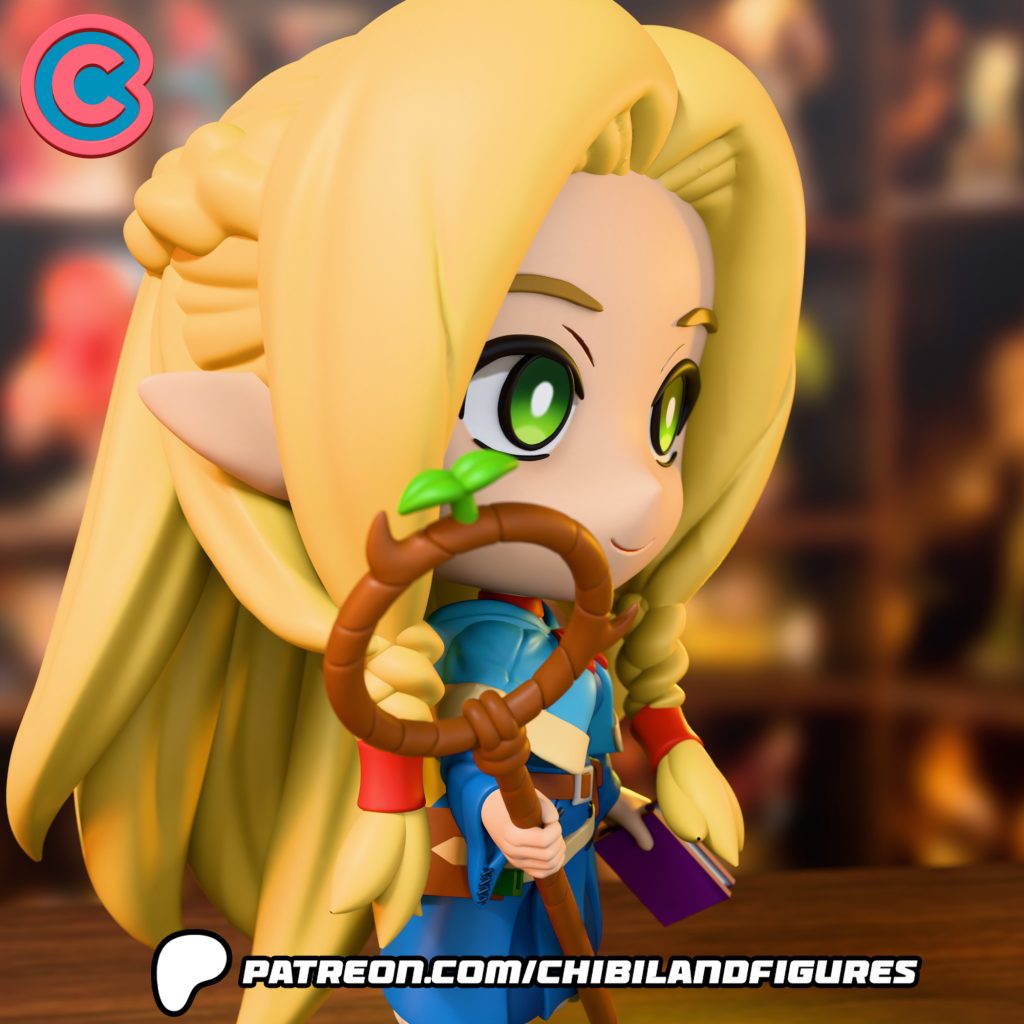 图片[6]-玛露希尔 《迷宫饭》动画Q版手办-3D合纵社-3D打印模型STL格式3mf格式免费下载！