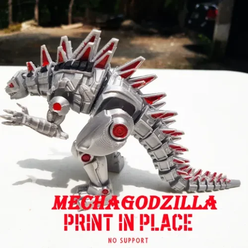 Mario_3d 机械哥斯拉-3D合纵社-3D打印模型STL格式3mf格式免费下载！