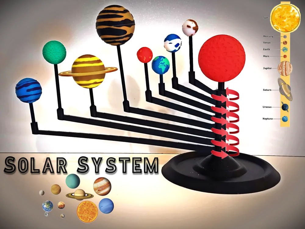 图片[3]-太阳 系统 教具 太阳系-3D合纵社-3D打印模型STL格式3mf格式免费下载！