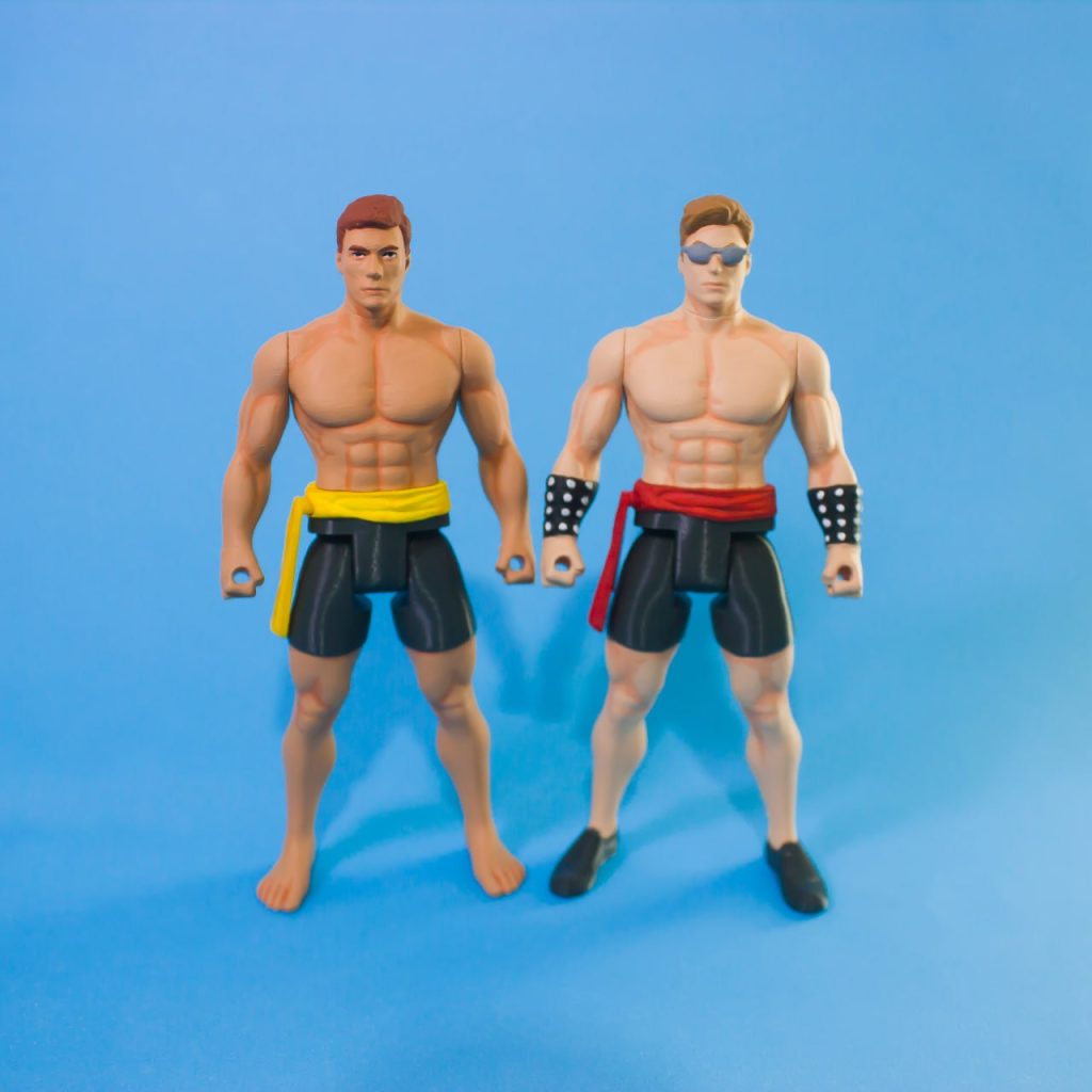 关节人偶《真人快打》：约翰尼·凯奇-3D合纵社-3D打印模型STL格式3mf格式免费下载！