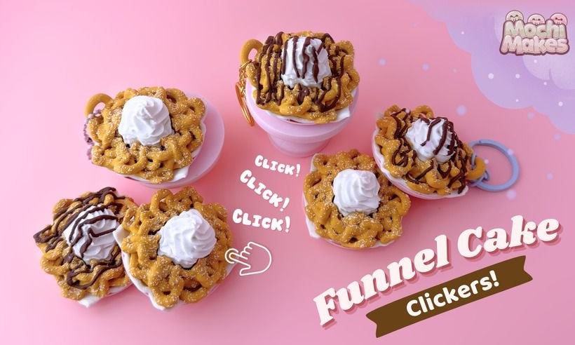 MochiMakes NO:001 漏斗蛋糕点击游戏-3D合纵社-3D打印模型STL格式3mf格式免费下载！