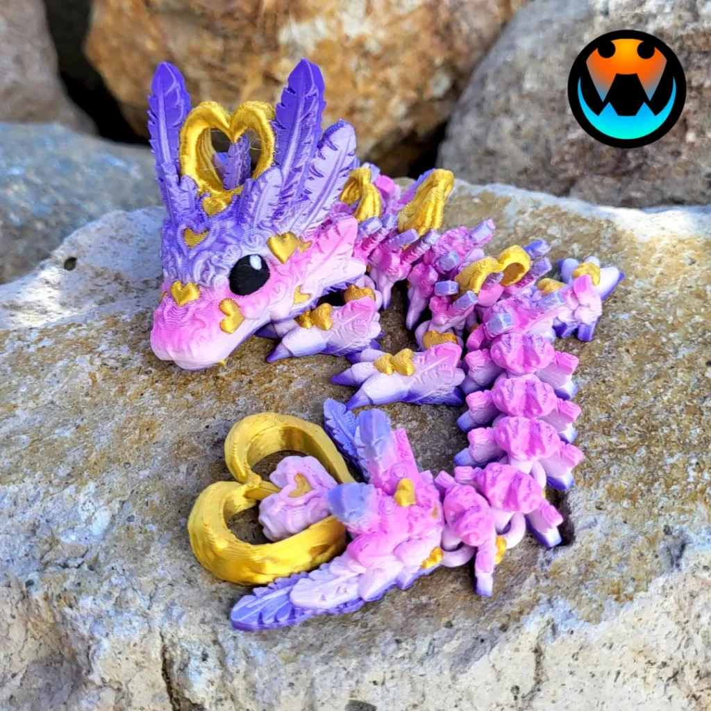 Cinderwing3D 幼年轻心龙-3D合纵社-3D打印模型STL格式3mf格式免费下载！