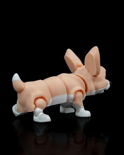 威尔士柯基犬-3D合纵社-3D打印模型STL格式3mf格式免费下载！