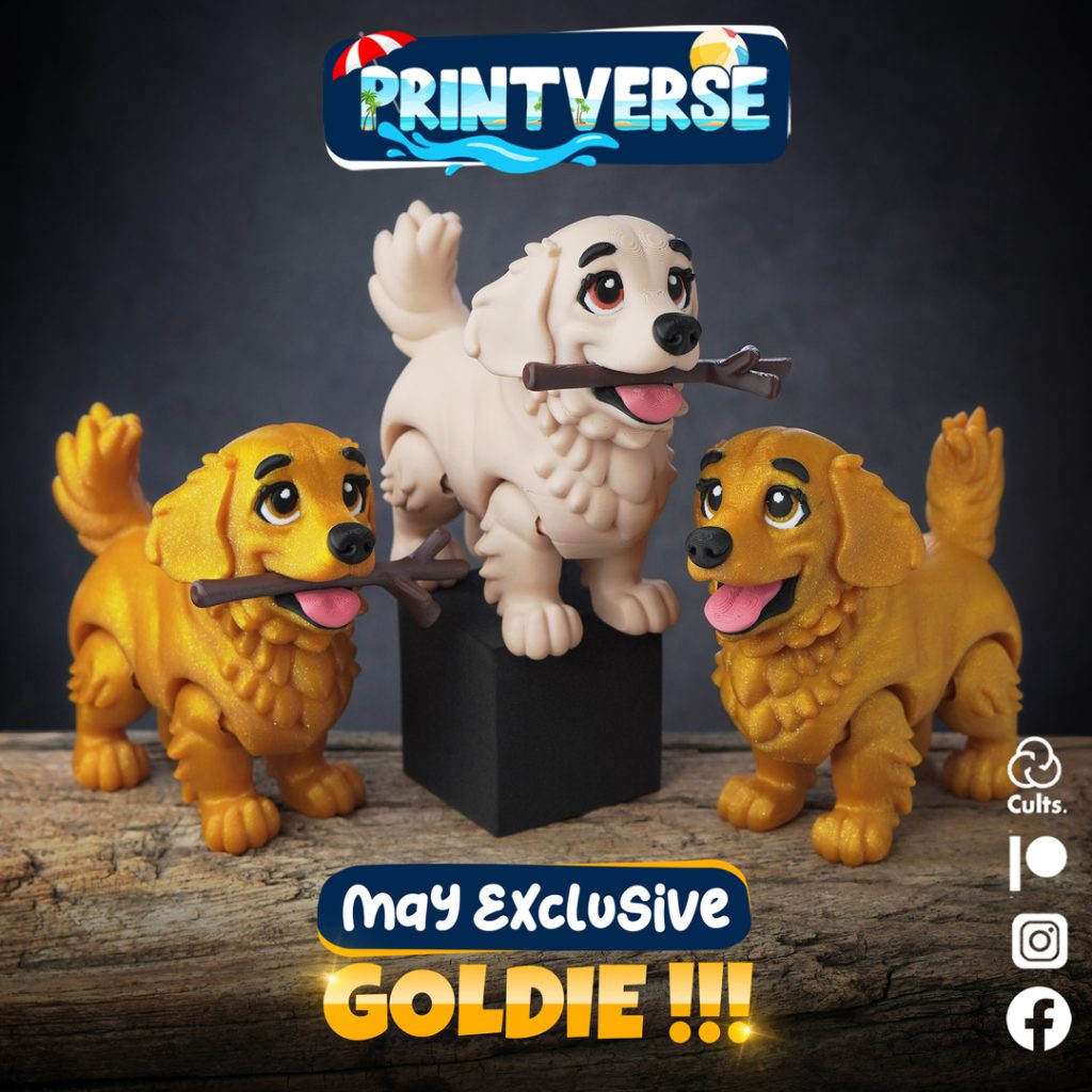 图片[3]-Printverse 金毛寻回犬重制版-3D合纵社-3D打印模型STL格式3mf格式免费下载！