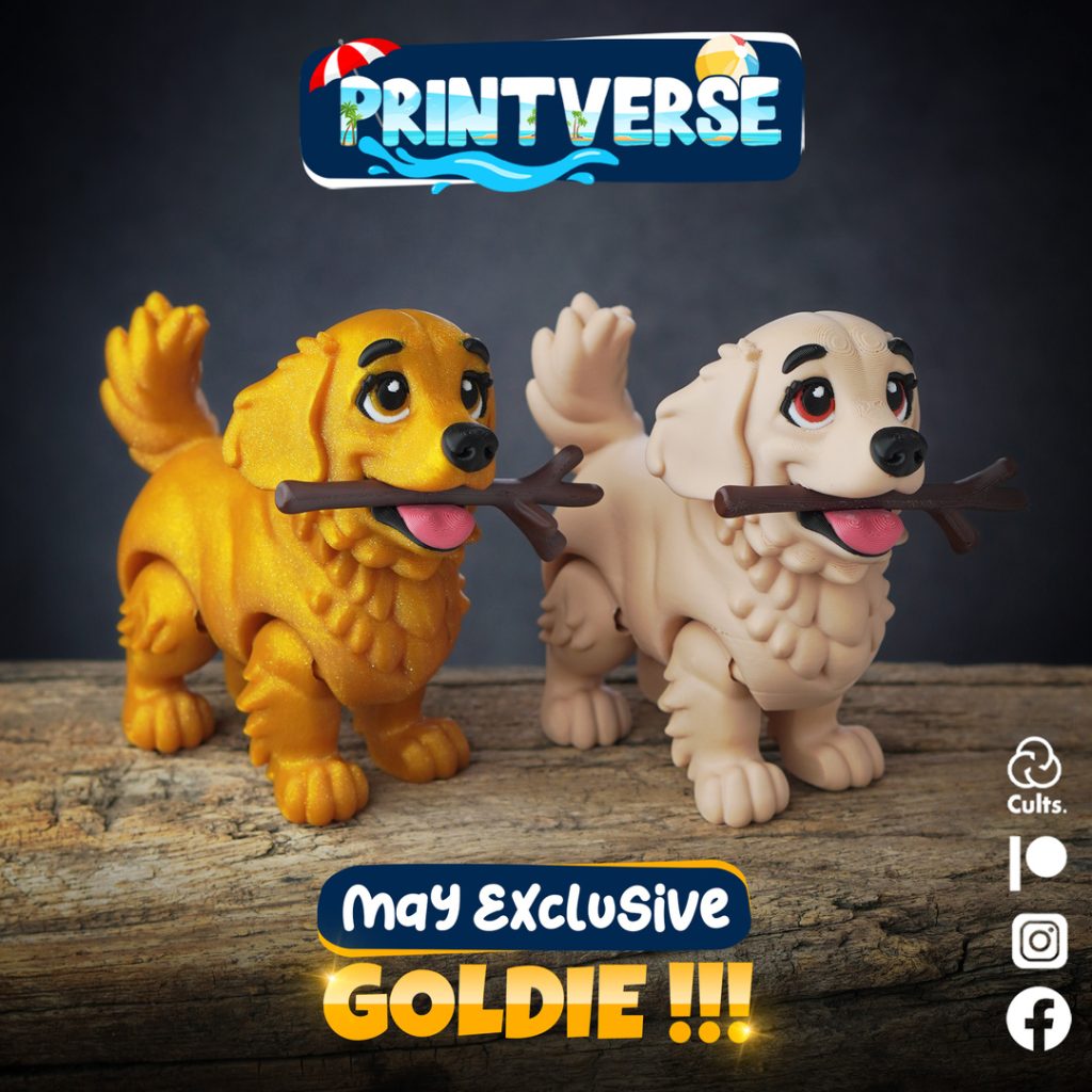 图片[4]-Printverse 金毛寻回犬重制版-3D合纵社-3D打印模型STL格式3mf格式免费下载！