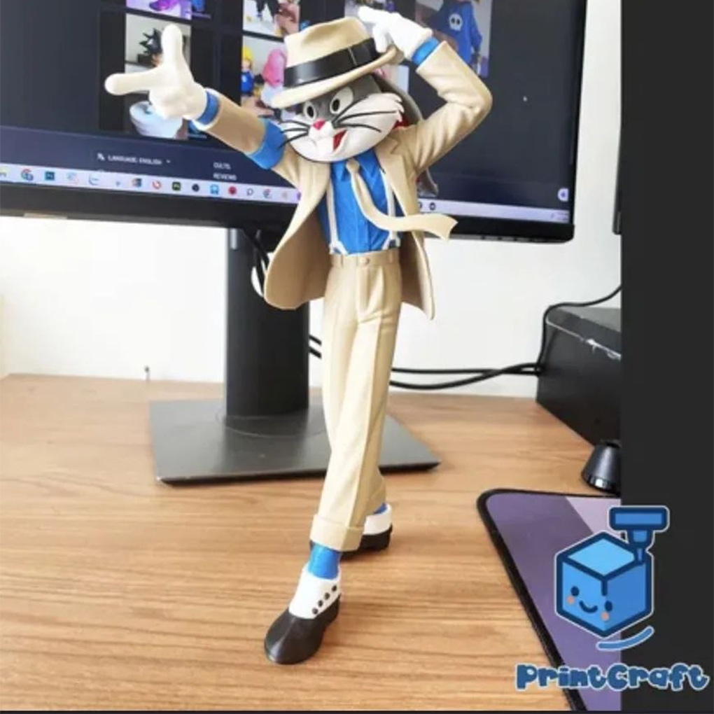 迈克尔·兔八哥-3D合纵社-3D打印模型STL格式3mf格式免费下载！