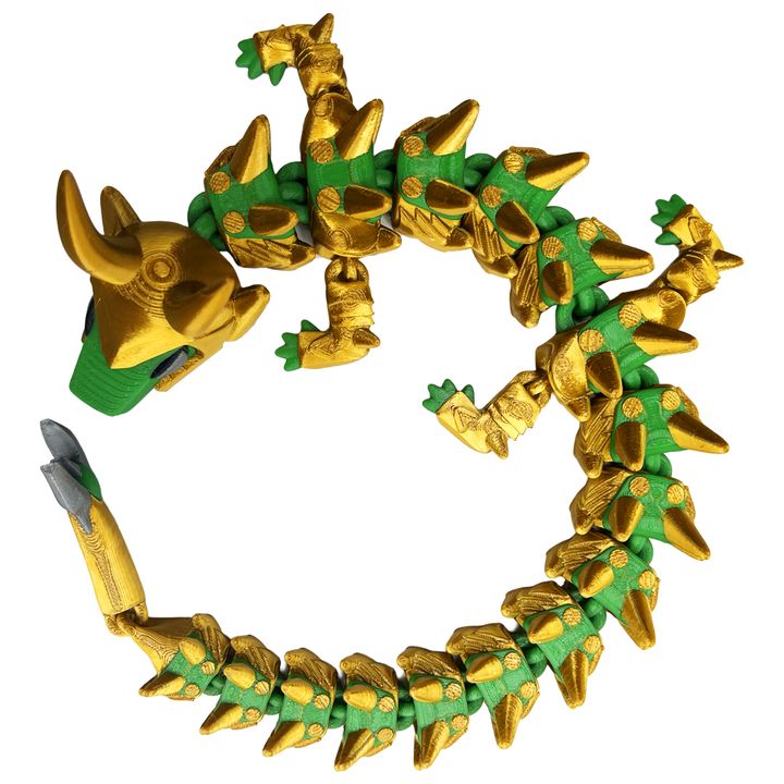 图片[2]-Steven Wolf Studio 绿神龙-3D合纵社-3D打印模型STL格式3mf格式免费下载！