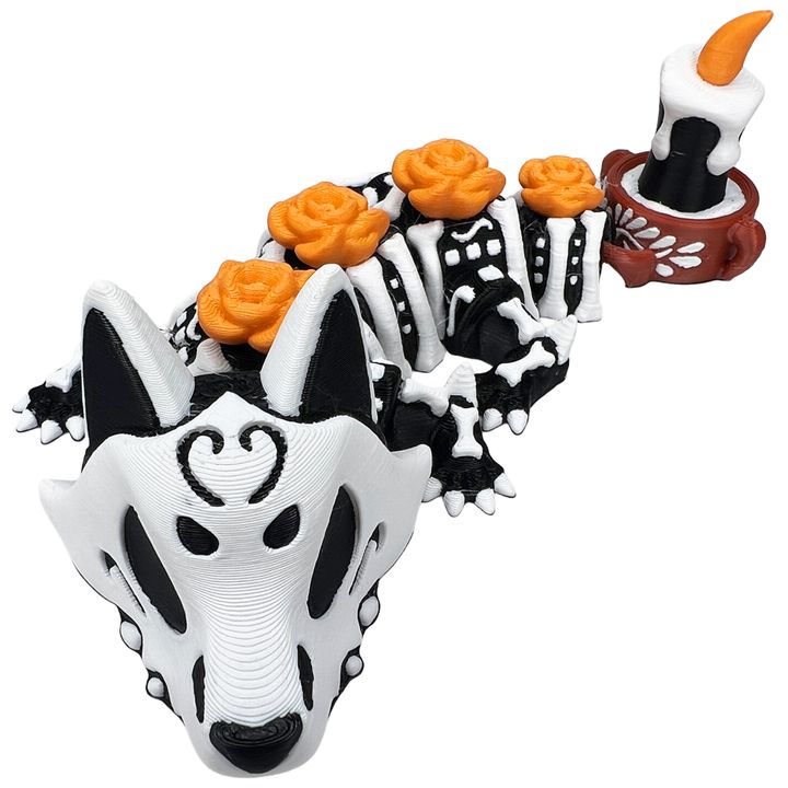 图片[3]-Steven Wolf Studio 迷你亡灵节之龙-3D合纵社-3D打印模型STL格式3mf格式免费下载！