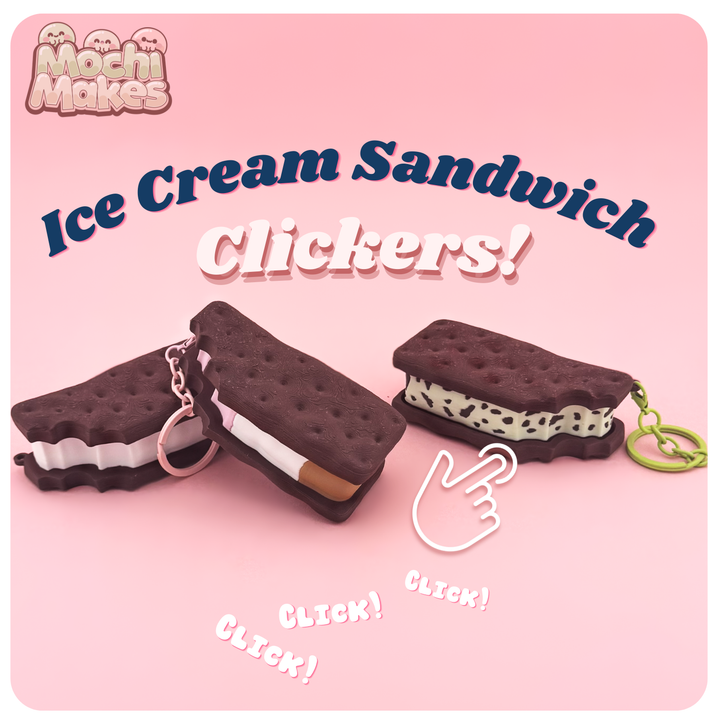 MochiMakes NO:010 冰淇淋夹心指尖按压玩具-3D合纵社-3D打印模型STL格式3mf格式免费下载！