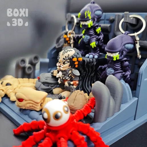 图片[5]-BOXI3D NO:010 《异形大战铁血战士》玩具套装-3D合纵社-3D打印模型STL格式3mf格式免费下载！