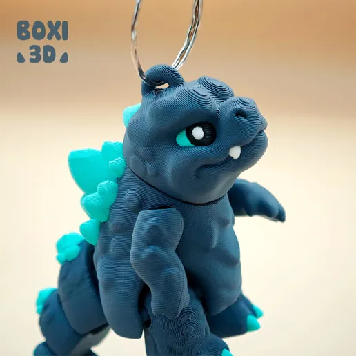 图片[4]-BOXI3D NO:008 可爱风格迷你哥斯拉-3D合纵社-3D打印模型STL格式3mf格式免费下载！