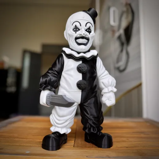 DecorMasterNO:108  小丑阿特同人画-3D合纵社-3D打印模型STL格式3mf格式免费下载！