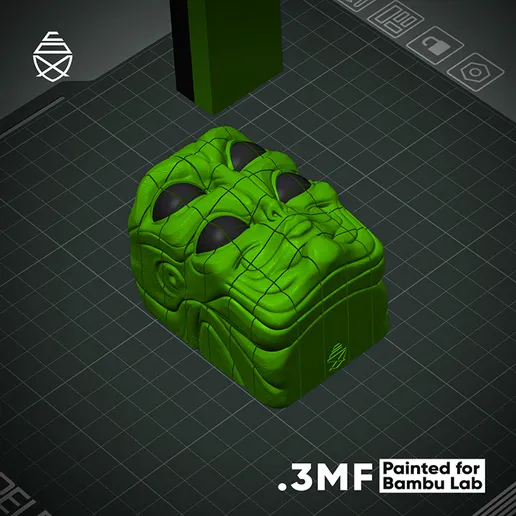 图片[2]-PipeCox NO:001 像素外星人身体支架-3D合纵社-3D打印模型STL格式3mf格式免费下载！
