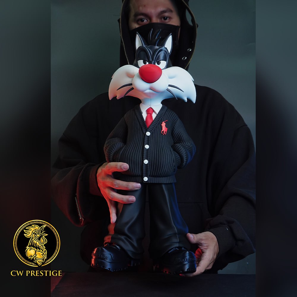 西尔维斯特猫街头风格-3D合纵社-3D打印模型STL格式3mf格式免费下载！
