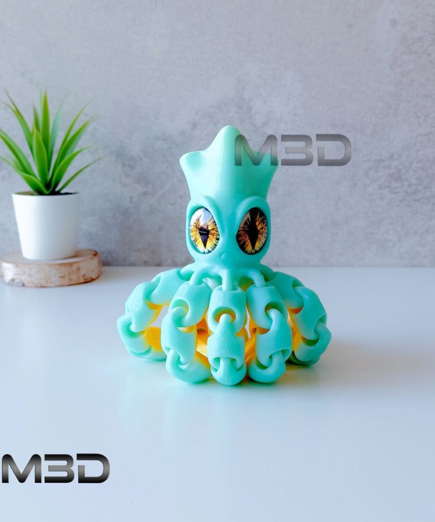 IK3D 章鱼-3D合纵社-3D打印模型STL格式3mf格式免费下载！