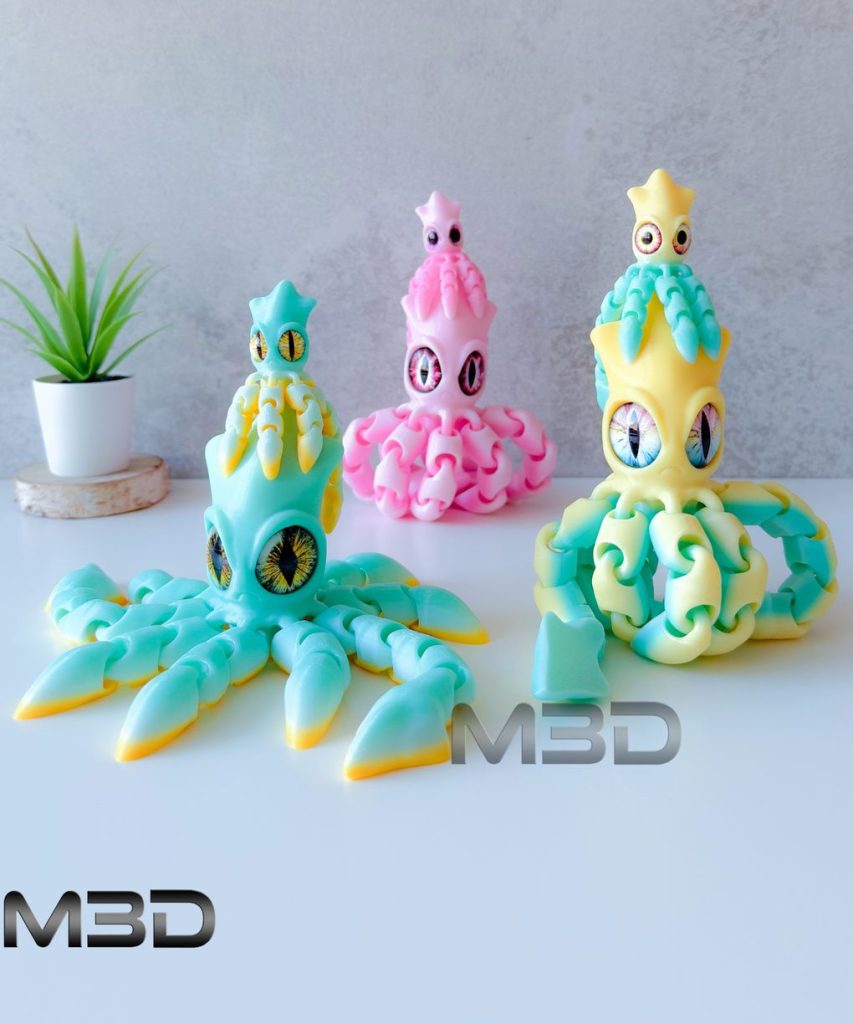 图片[2]-IK3D 章鱼-3D合纵社-3D打印模型STL格式3mf格式免费下载！
