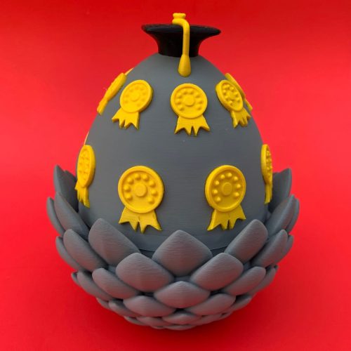 Cylix3D 学位龙、蛋-3D合纵社-3D打印模型STL格式3mf格式免费下载！
