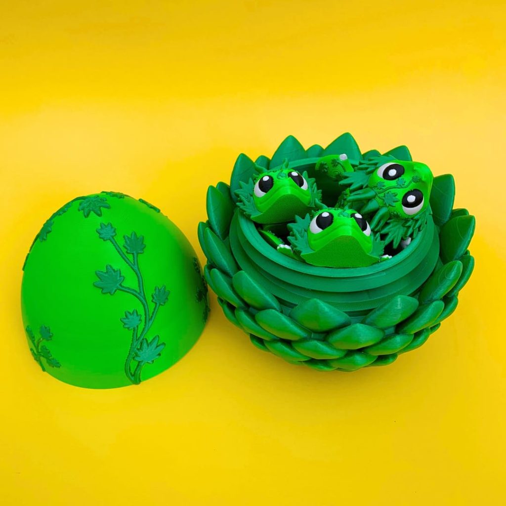 图片[3]-Cylix3D 绿叶龙、蛋-3D合纵社-3D打印模型STL格式3mf格式免费下载！