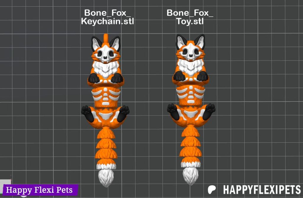 图片[2]-Happy Flexi Pets 骨狐-3D合纵社-3D打印模型STL格式3mf格式免费下载！