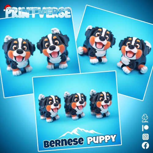 Printverse 伯恩山幼犬-3D合纵社-3D打印模型STL格式3mf格式免费下载！