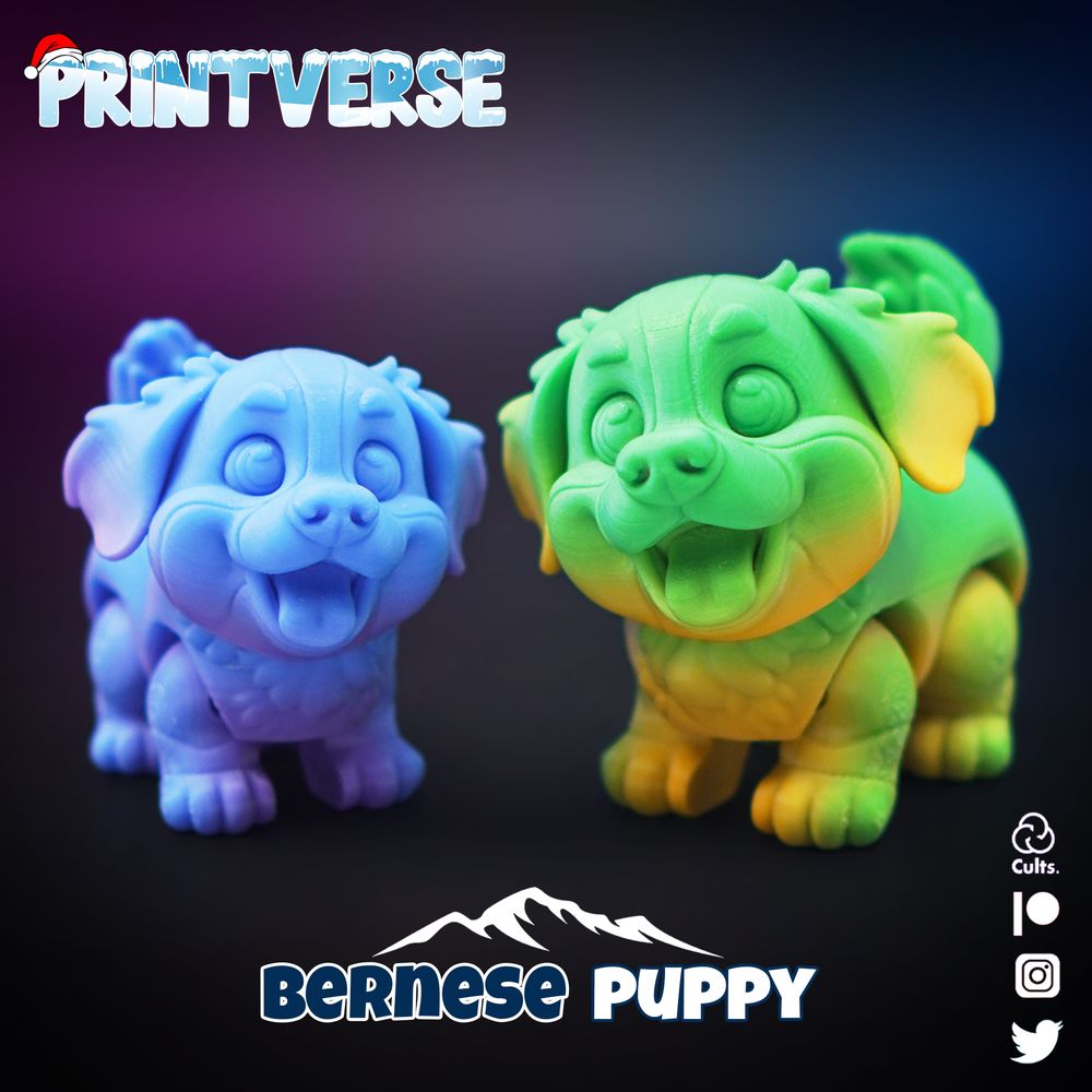 图片[3]-Printverse 伯恩山幼犬-3D合纵社-3D打印模型STL格式3mf格式免费下载！
