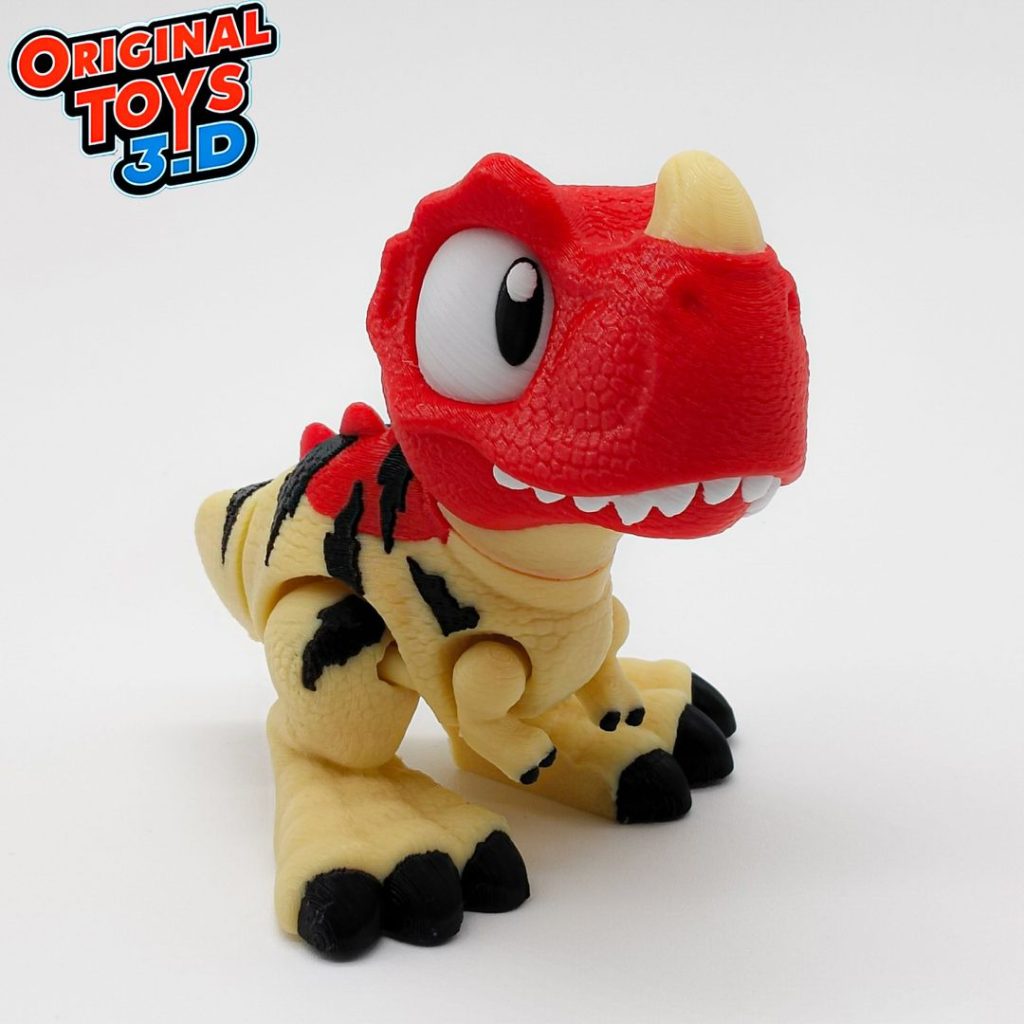 OriginalToys3D 迷你角鼻龙-3D合纵社-3D打印模型STL格式3mf格式免费下载！