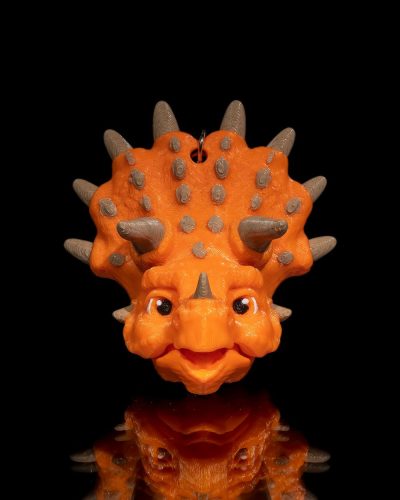 Stlflix 三角龙钥匙链-3D合纵社-3D打印模型STL格式3mf格式免费下载！