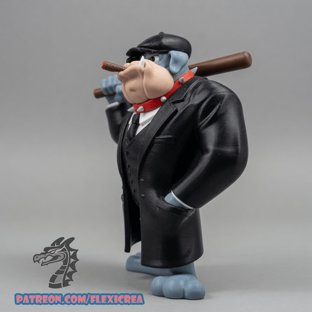 图片[2]-CREAVIONFLEXI《浴血黑帮》斯派克·斗牛犬-3D合纵社-3D打印模型STL格式3mf格式免费下载！