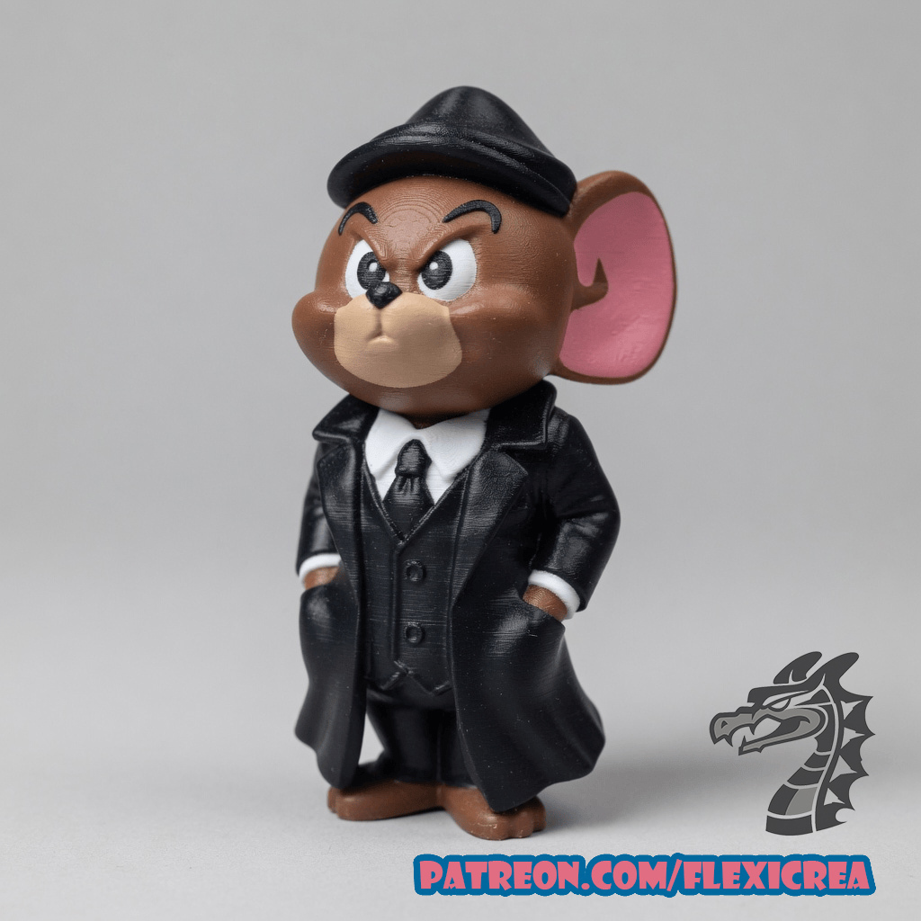CREAVIONFLEXI《浴血黑帮》杰瑞（Jerry）都市风格-3D合纵社-3D打印模型STL格式3mf格式免费下载！